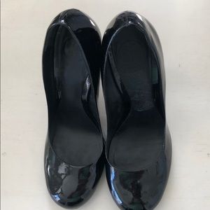 Tory Burch Heels. Glitter chunky heel.